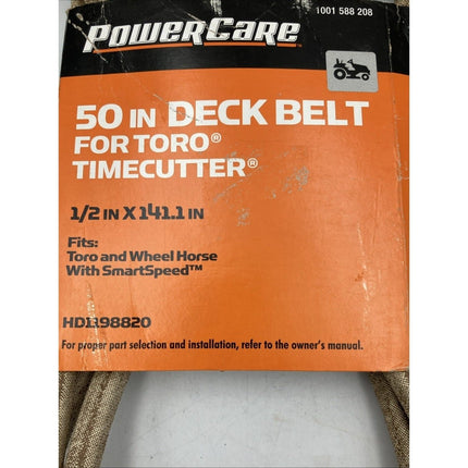 PowerCare 1001 588 208 50 in. Toro & Wheelhorse with Smart Speed Deck Belt - Long Island Liquidation