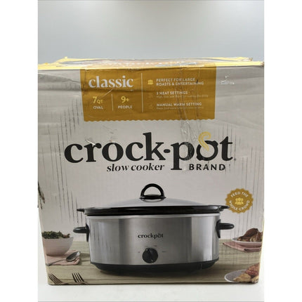 RAFFLE TICKET For: Crock - Pot 7 qt. Manual Slow Cooker SCV700 - SS - Long Island Liquidation