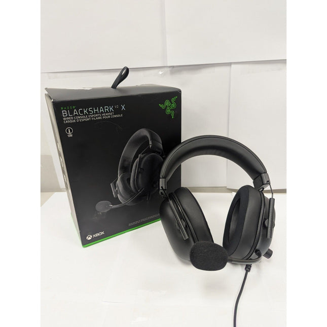 Razer Blackshark V2 X Black Over the Ear Gaming Headset for Xbox - Black - Long Island Liquidation