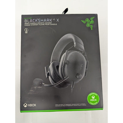 Razer Blackshark V2 X Black Over the Ear Gaming Headset for Xbox - Black - Long Island Liquidation