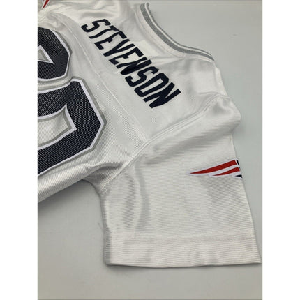 Rhamondre Stevenson 38 New England Patriots NFL White Jersey Girl's MEDIUM NWT - Long Island Liquidation