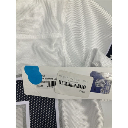 Rhamondre Stevenson 38 New England Patriots NFL White Jersey Girl's MEDIUM NWT - Long Island Liquidation