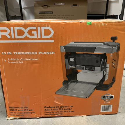 Ridgid R4331 15 Amp 13" Thickness Corded Planer - Long Island Liquidation