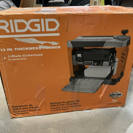 Ridgid R4331 15 Amp 13" Thickness Corded Planer - Long Island Liquidation