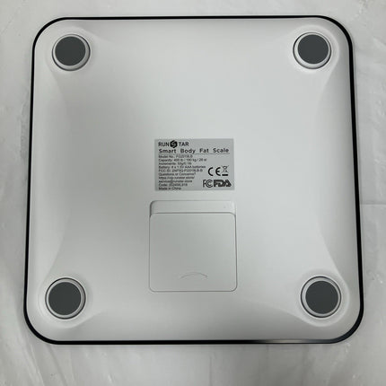 Run Star Smart Body Fat Scale FG2210LB Bluetooth Fitness APP Connect 15 Metrics - Long Island Liquidation