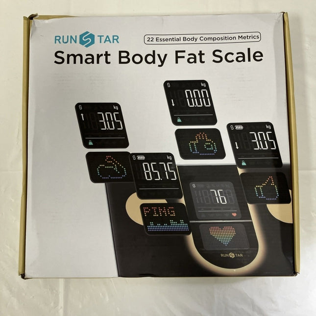 Runstar Scale for Body Weight, Smart Scale with 8 - in - 1 VA - Long Island Liquidation