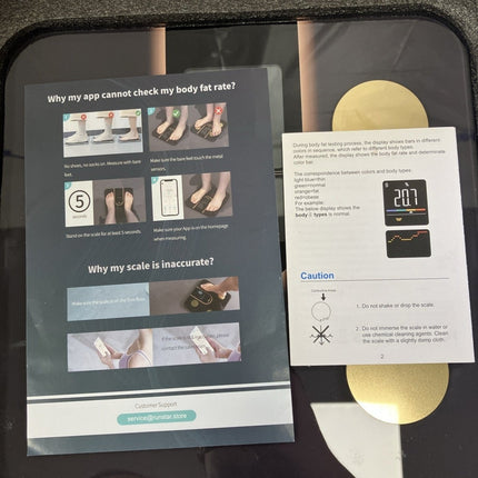 Runstar Scale for Body Weight, Smart Scale with 8 - in - 1 VA - Long Island Liquidation