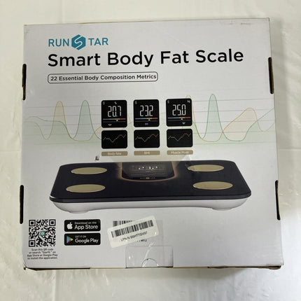 Runstar Smart Body Fat Scale 22 Essential Body Composition Metrics FG2016LB - B - Long Island Liquidation