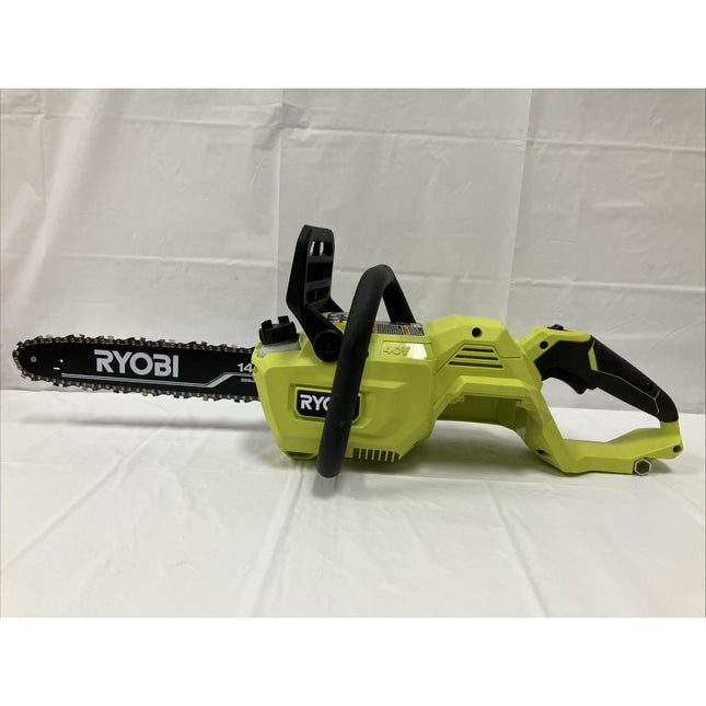 RYOBI 40V HP Brushless 14 in. Chainsaw with 4.0 Ah Battery and Charger Ry405100 - Long Island Liquidation