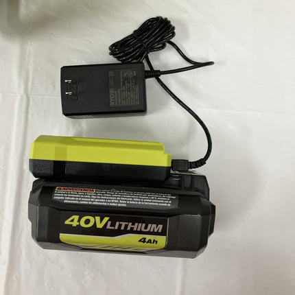 RYOBI 40V HP Brushless 14 in. Chainsaw with 4.0 Ah Battery and Charger Ry405100 - Long Island Liquidation