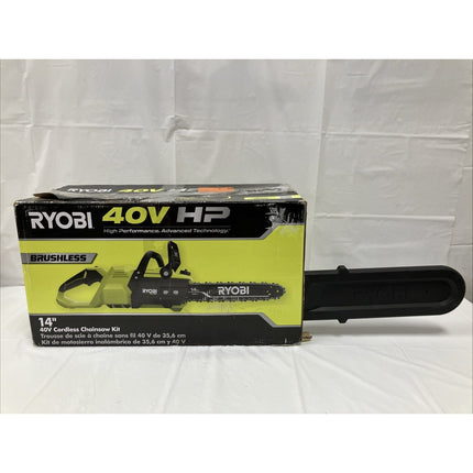 RYOBI 40V HP Brushless 14 inch Chainsaw Tool Only Ry405100 - Long Island Liquidation