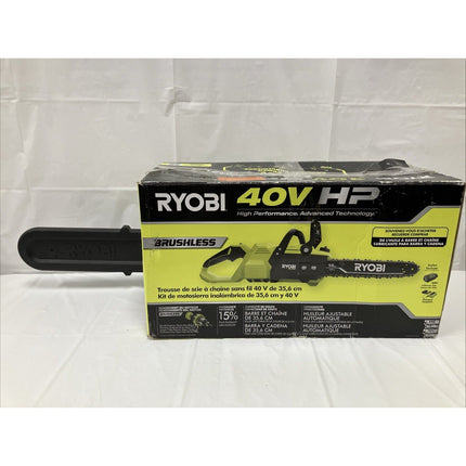RYOBI 40V HP Brushless 14 inch Chainsaw Tool Only Ry405100 - Long Island Liquidation
