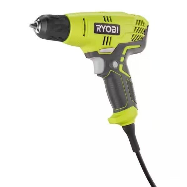 Ryobi 5.5 - Amp 3/8 in. Variable Speed Corded Electric Drill - D43K - Long Island Liquidation