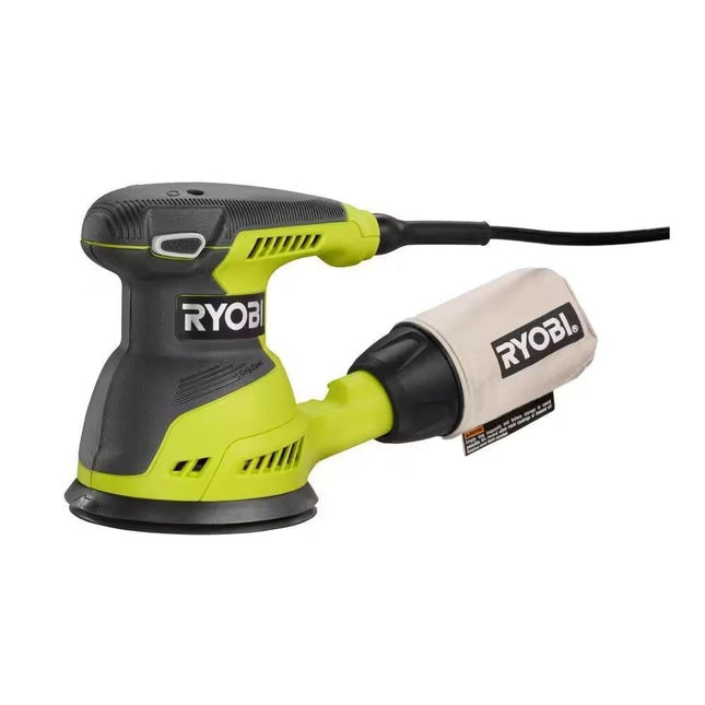 Ryobi RS290G 5" Random Orbit Sander - Black/Green - Long Island Liquidation