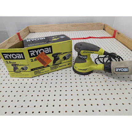Ryobi RS290G 5" Random Orbit Sander - Black/Green - Long Island Liquidation
