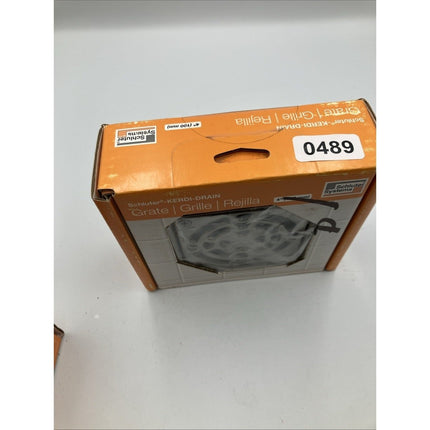 Schluter Systems KERDI - DRAIN 4 In Square Shower Grate Assembly–KD4 - Long Island Liquidation