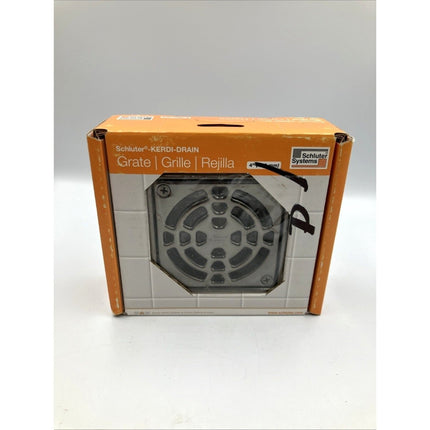 Schluter Systems KERDI - DRAIN 4 In Square Shower Grate Assembly–KD4 - Long Island Liquidation