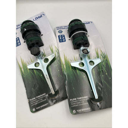 Sealed Orbit Gear Drive Sprinkler 898322 Lawn Sprinkler 40’ lot - Long Island Liquidation