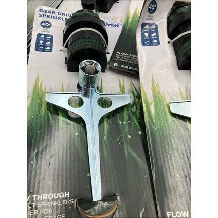 Sealed Orbit Gear Drive Sprinkler 898322 Lawn Sprinkler 40’ lot - Long Island Liquidation