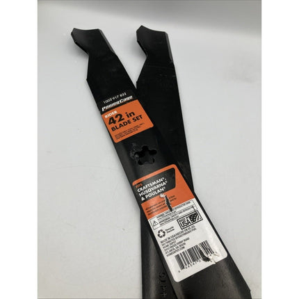 Set PowerCare 42" Rider Blade Set 1003 917 832 fits Craftsman,Husqvarna & Poulan - Long Island Liquidation