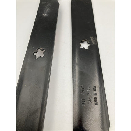 Set PowerCare 42" Rider Blade Set 1003 917 832 fits Craftsman,Husqvarna & Poulan - Long Island Liquidation