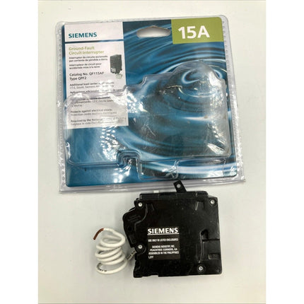Siemens Ground Fault Circuit Interrupter 15A QF115AP QF115A Type QPF2 - Long Island Liquidation