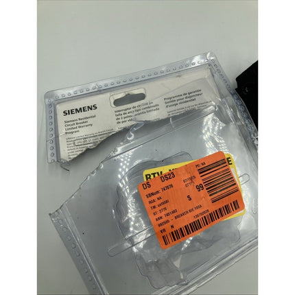 Siemens Q2100 Circuit Breaker - Black - Long Island Liquidation