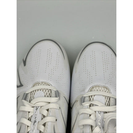 Size 13 - Under Armour Command MC Mens Lacrosse LAX Cleats White / Silver - Long Island Liquidation