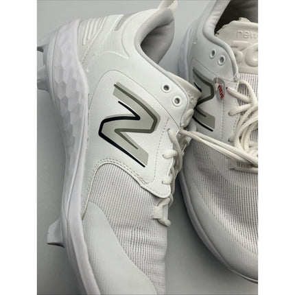 Size 16 Wide Mens New Balance PL3000W6 Fresh Foam 3000 v6 Cleats White - Long Island Liquidation