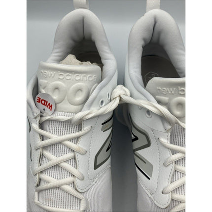 Size 16 Wide Mens New Balance PL3000W6 Fresh Foam 3000 v6 Cleats White - Long Island Liquidation