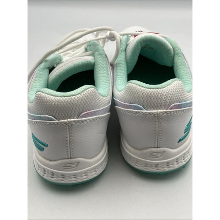 Skechers Women's Go Golf Pivot - Splash White/Blue Golf Shoes 123066.WMLT 7 - Long Island Liquidation
