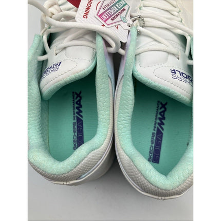 Skechers Women's Go Golf Pivot - Splash White/Blue Golf Shoes 123066.WMLT 7.5 - Long Island Liquidation
