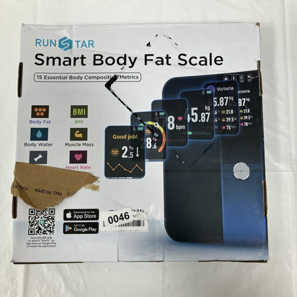 Smart Scale for Body Weight and Fat Percentage FSA HSA Eligible, 3.5" TFT - Long Island Liquidation