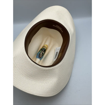 STETSON CARSON 10X STRAW COWBOY WESTERN HAT - Long Island Liquidation