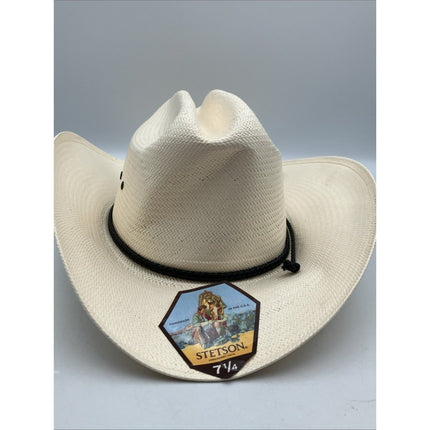STETSON CARSON 10X STRAW COWBOY WESTERN HAT - Long Island Liquidation