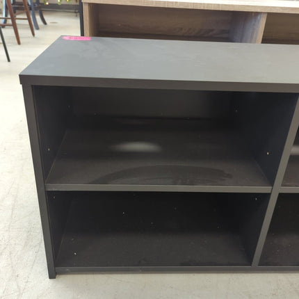 Storage TV Stand for TVs up to 43" Black - Long Island Liquidation