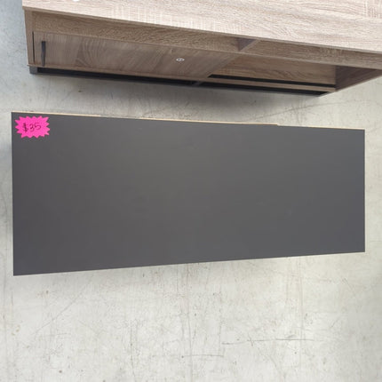 Storage TV Stand for TVs up to 43" Black - Long Island Liquidation