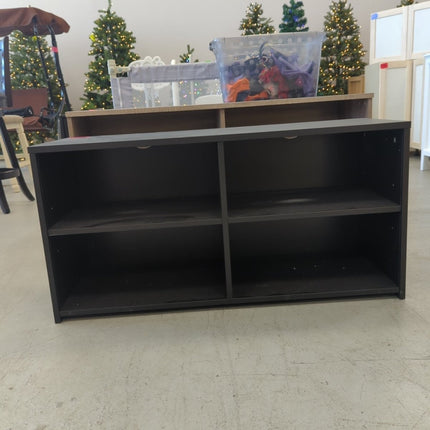 Storage TV Stand for TVs up to 43" Black - Long Island Liquidation