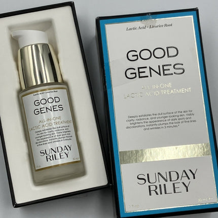 Sunday Riley GOOD GENES All - in - One Lactic Acid Treatment 1.0fl.oz. Boxed - Long Island Liquidation
