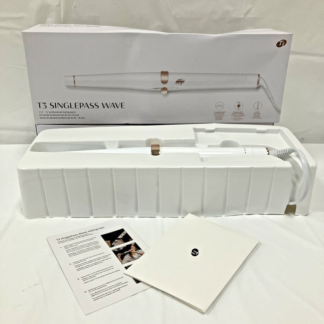 T3 SinglePass Wave Professional Tapered 1.25" - 0.75" Styling Wand - Long Island Liquidation