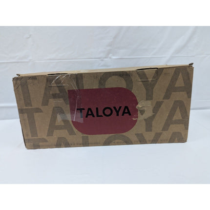 TALOYA 42 - in Integrated LED Flush Mount Black with (3) Blades Remote Included - Long Island Liquidation