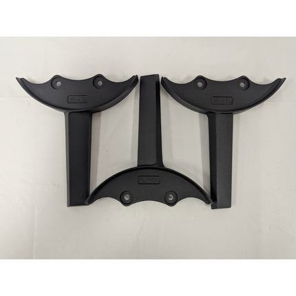 TALOYA 42 - in Integrated LED Flush Mount Black with (3) Blades Remote Included - Long Island Liquidation