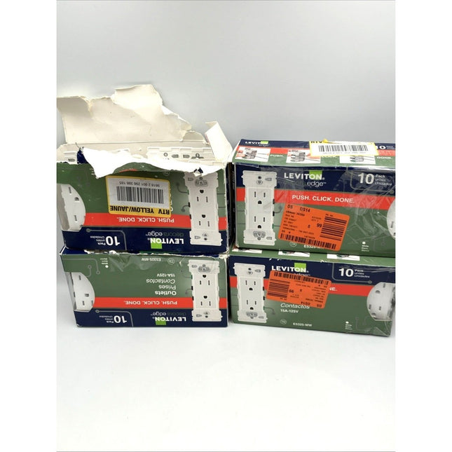 Tamper - Resistant Duplex Wall Outlet 15 Amp White Pack of 38 - Long Island Liquidation