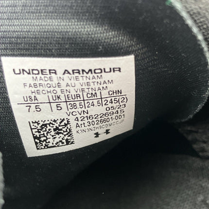 Under Armour Glyde 2 MT 3026601 - 001 Women's 7.5 Black Silver Softball Cleats DWA346 - Long Island Liquidation