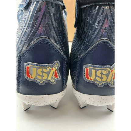 Under Armour Highlight MC LE USA Flag Football Cleats Men's 11 3025740 - 100 - Long Island Liquidation