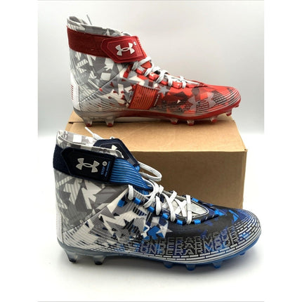 Under Armour Highlight MC LE “USA” Football Cleats 3026340 - 100 Men’s Size 11.5 - Long Island Liquidation