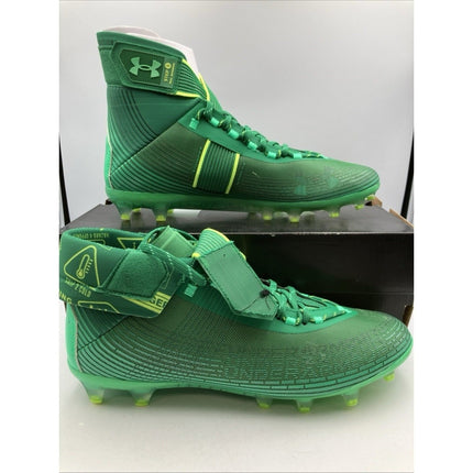 Under Armour Men's Highlight MC Football Cleats, Size 12 Green - Long Island Liquidation