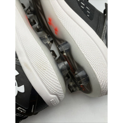 Under Armour Men's Yard Low MT TPU Baseball Cleat Shoes, Black/White, 14 M US - Long Island Liquidation