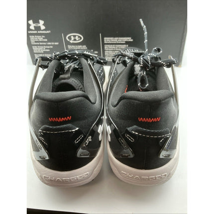 Under Armour Men's Yard Low MT TPU Baseball Cleat Shoes, Black/White, 14 M US - Long Island Liquidation