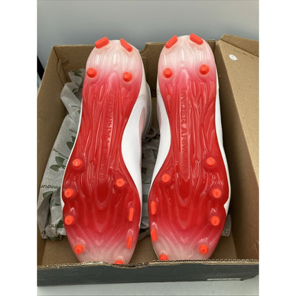Under Armour UA Command MC Mid Lacrosse Cleats White/Red Men’s 11.5 **NEW** - Long Island Liquidation